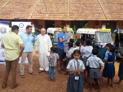 School visit in Mangalore. 