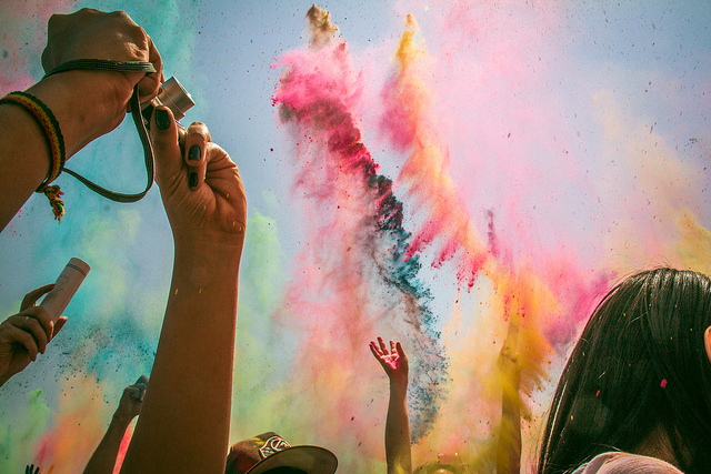 Throw Your Colours in the Air! Photo Credit: Janssem Cardoso
